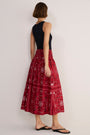 DB x WYSE Skirt - Red Bandana Print